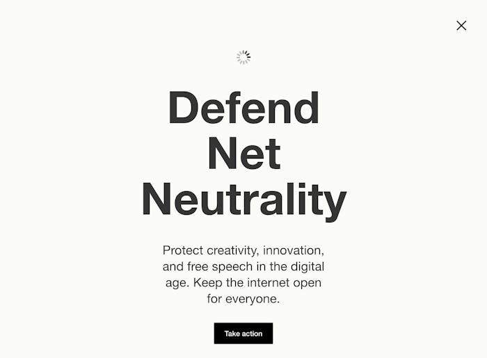Kickstarter's main page.