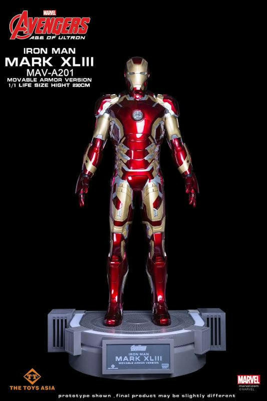 life sized iron man