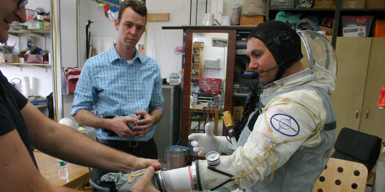 Final Frontier Design's spacesuit lab