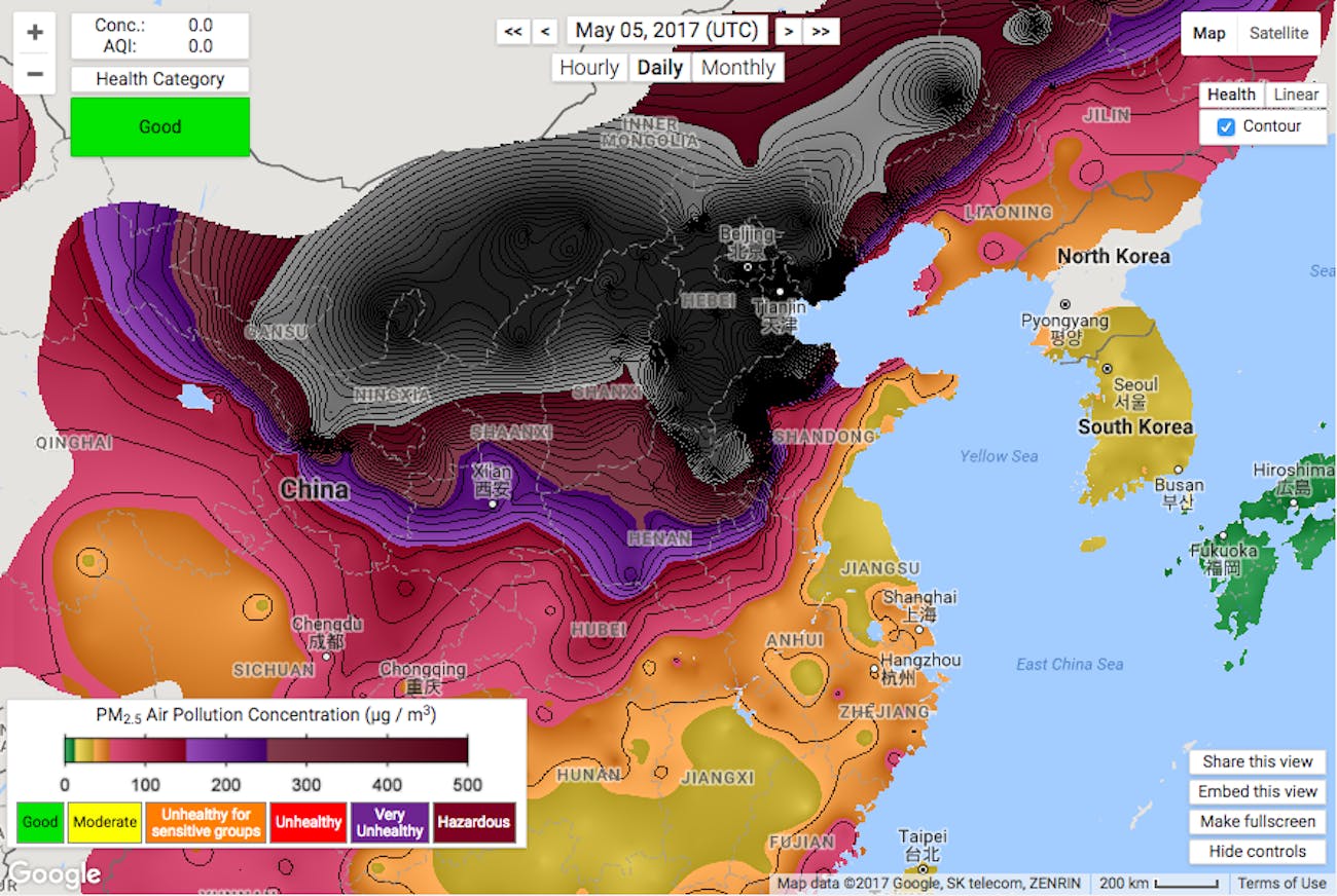 Beijing Air Pollution Is More Unhealthy Than Cigarettes Inverse 2224
