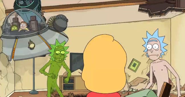 Toxic versions of Rick and Morty bring a whole new dynamic.