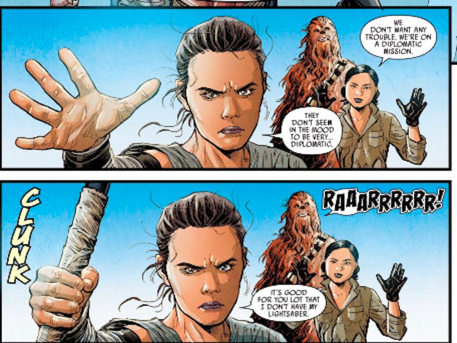 Aggressive negotiations- Rey edition