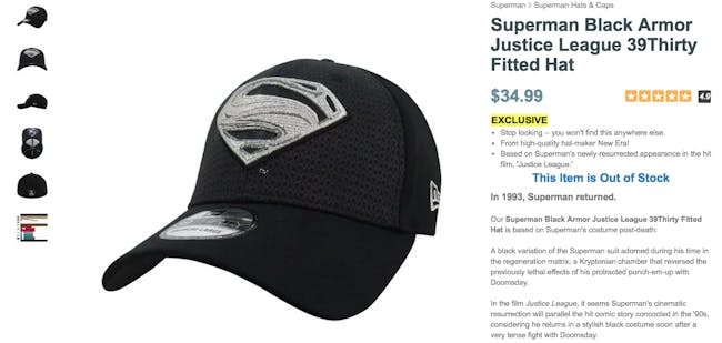 Superman Justice League Black Hat