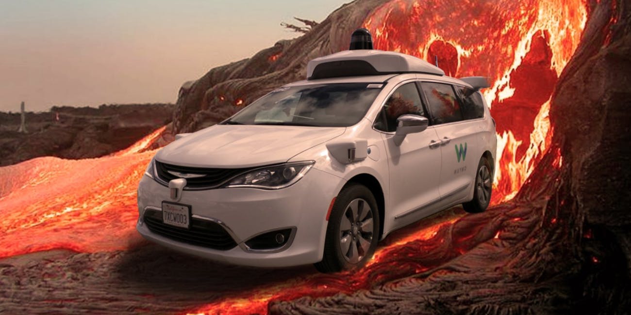 Waymo lava test