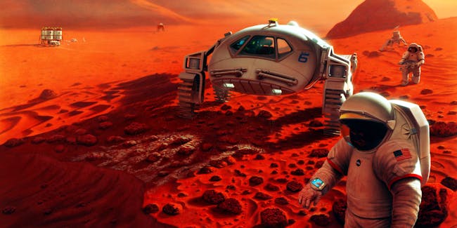 humans on Mars 