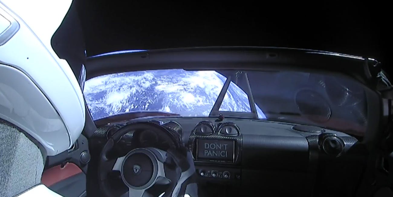 Spacex Starman Live Feed Shows Him Traveling To Mars In