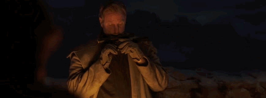 Han Solo gets his blaster.