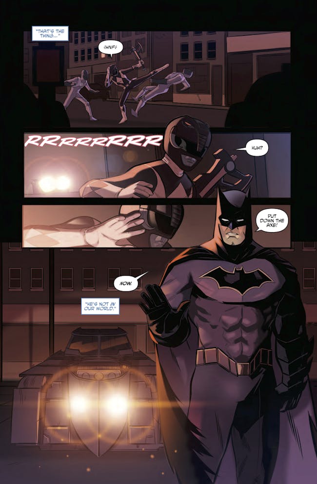 DC Comics Batman Power Rangers
