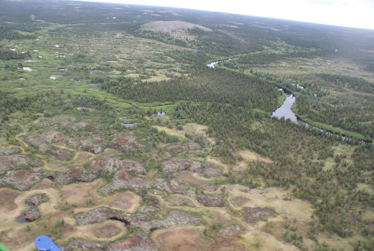 Kuujjuarapik is a region underlain by permafrost in Northern Canada.