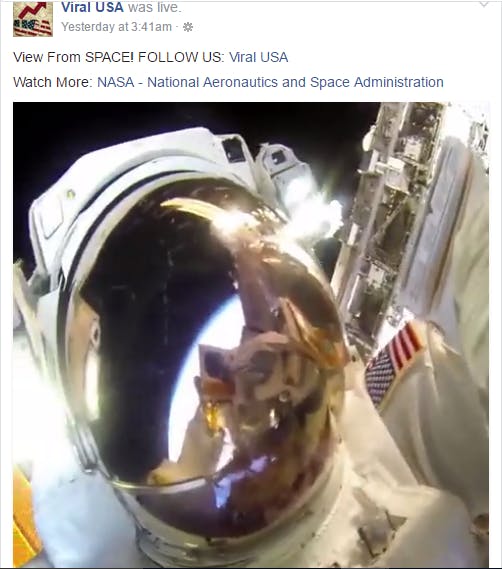 A screenshot of the Viral USA live event.