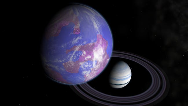 extraterrestrial blue moon
