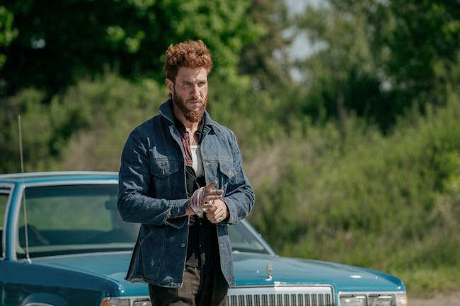 Pablo Schreiber as Mad Sweeney in 'American Gods'