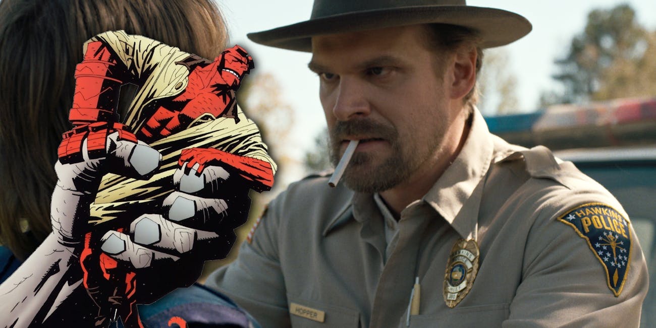 David Harbour Instagrams His 'Hellboy' Hand of Doom Fitting | Inverse