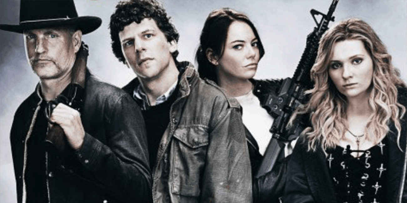 The Entire Core Cast Of Zombieland Is Returning For The Sequel ?rect=0%2C0%2C1280%2C640&auto=format%2Ccompress&dpr=2&w=650
