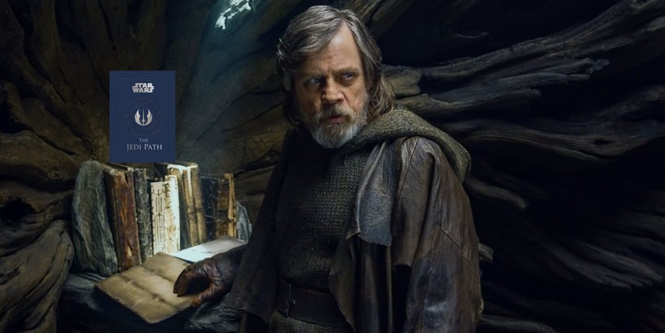 If this book were 'real' in the Star Wars universe, it would still be in Luke's mini library.