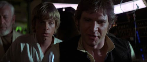 "Traveling through hyperspace ain't like dusting crops, boy!"
