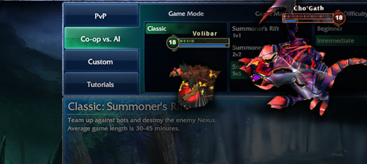 League of Legends Co-op vs. AI