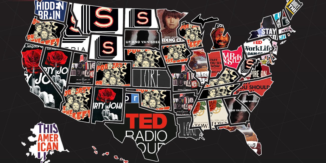 Map Shows the Most Popular Podcasts in Every State Inverse