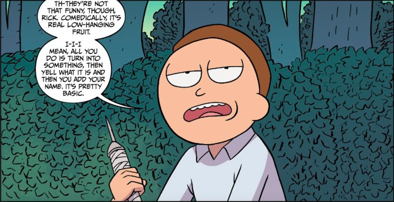 rick and morty do fortnite in a gruesome new comic book inverse - funny fortnite sex