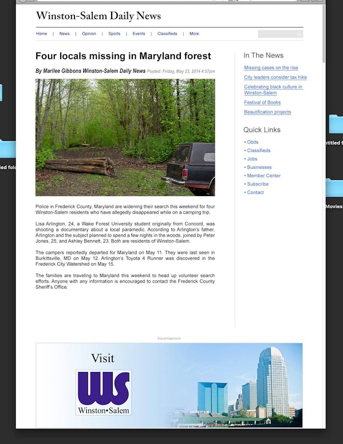 Another fake Blair Witch Facebook page.