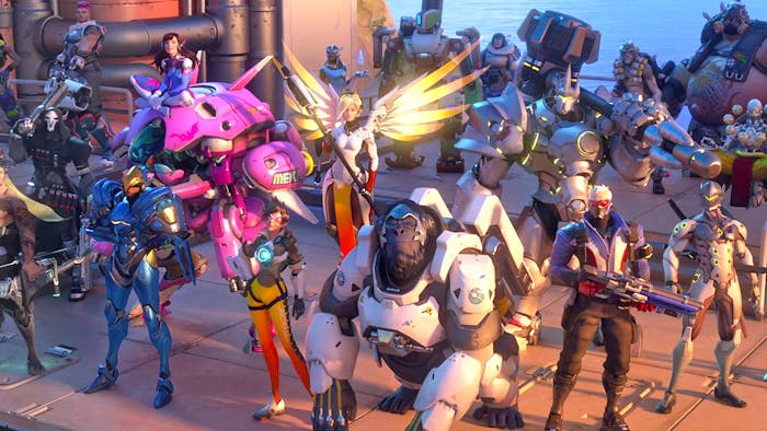 'Overwatch' pits tons of different characters in team-based combat. Can you imagine a roster of Marvel characters doing the same?