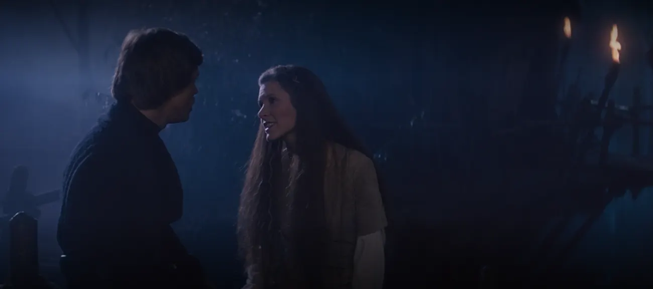 Leia learns a lot about herself here. Thanks a lot Luke! Thanks for nothing.