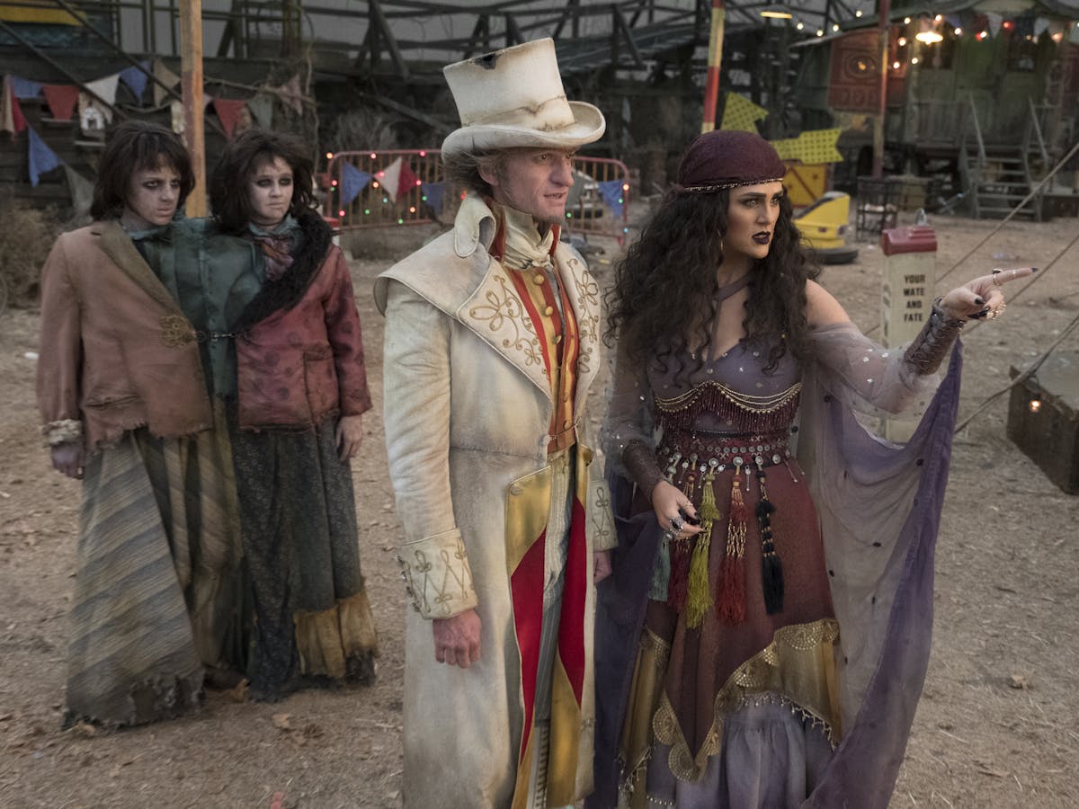 Olivia undercover at the Caligari Carnival.