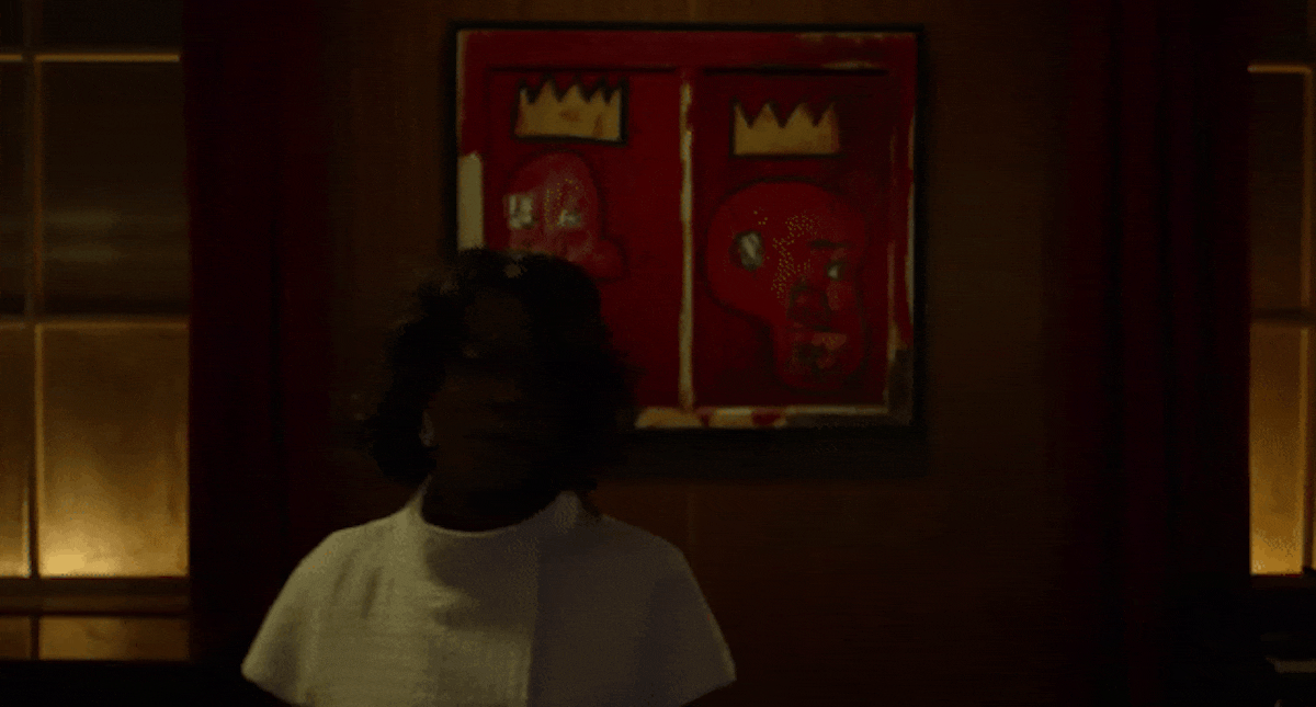 Mariahs Basquiat Red Kings Painting In Luke Cage Is Worth