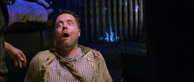 Jon Daly as Owl in 'Future Man'.