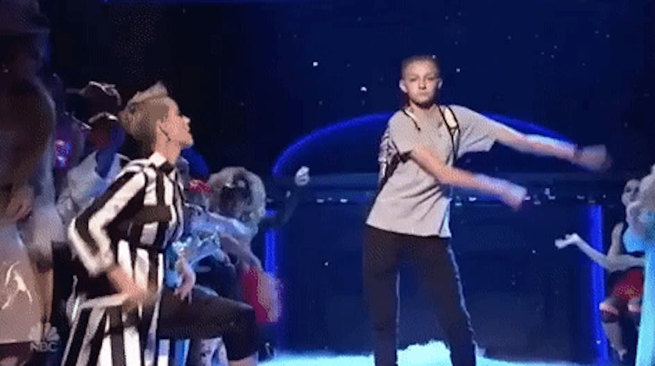 backpack kid Katy Perry SNL