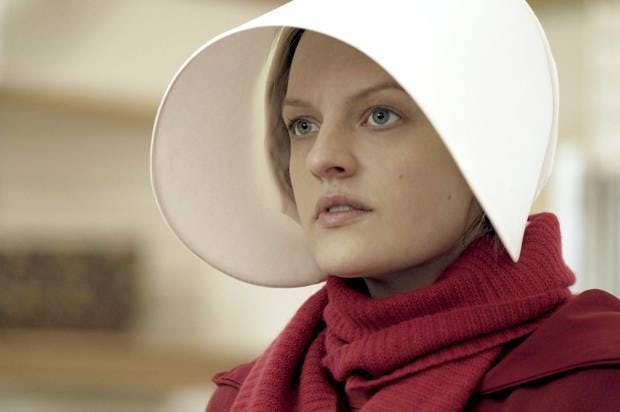Elisabeth Moss as Offred or June in 'The HandmaidsTale'