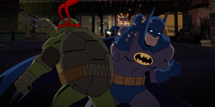Image result for batman vs teenage mutant ninja turtles