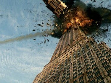 New York gets hit by a meteor shower in the 1998 movie 'Armageddon'
