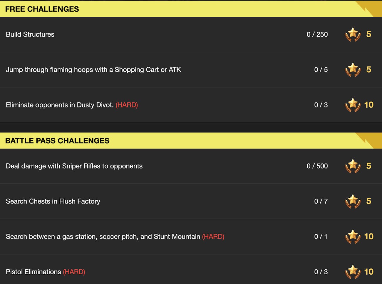 season 5 week 4 challenges - week 4 fortnite challenges