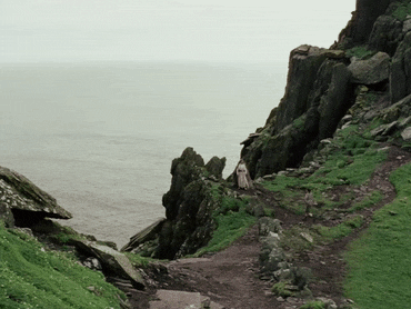 Skelling Michael in The Last Jedi