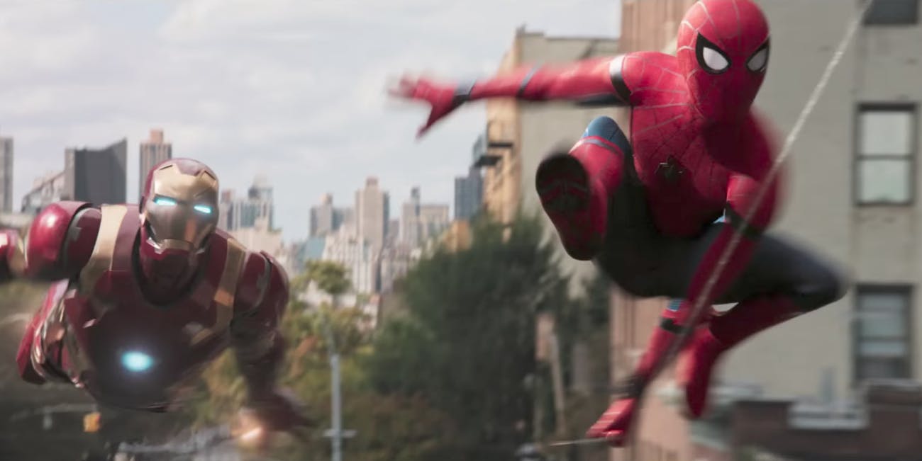 Resultado de imagem para spider-man iron man