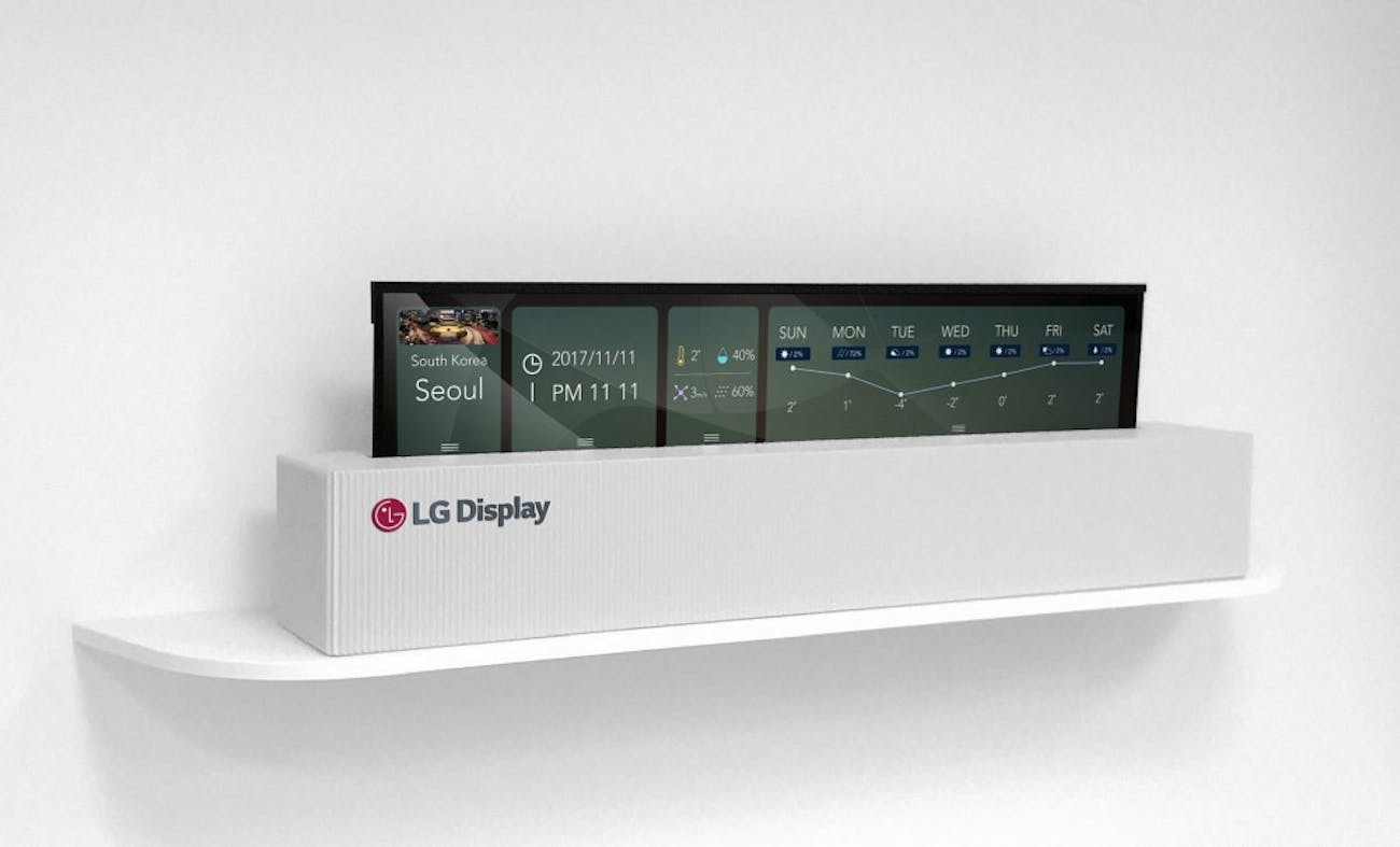 lg rollable tv
