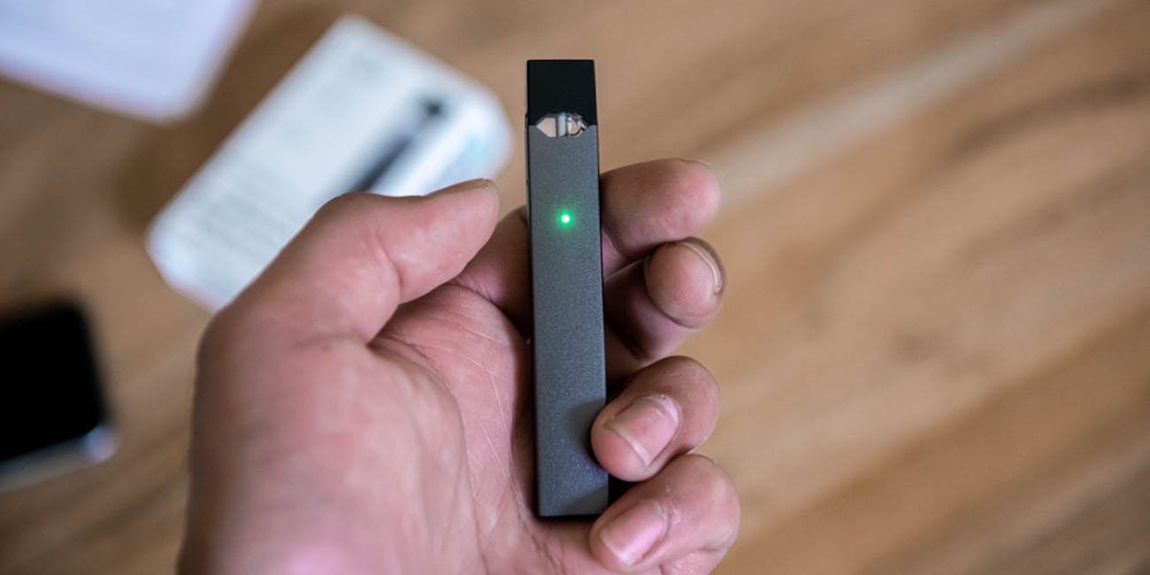 JUUL makes a popular vaping device whose rise in popularity has been blamed for a concurrent rise in teen e-cigarette use.