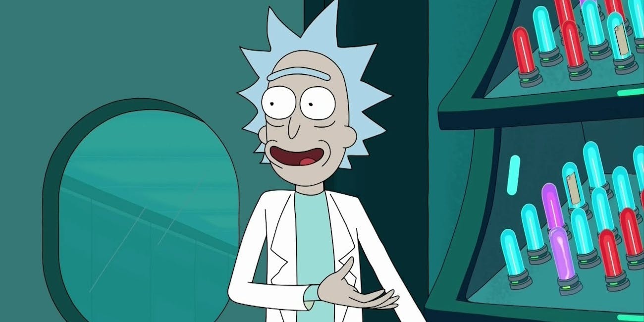 Rick Sanchez totally knows he s on a TV show
