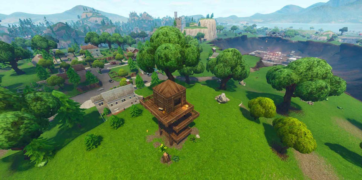'Fortnite' Salty Springs Treasure Map: A Week 3 Challenge ...