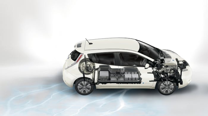2017 Nissan Leaf cutaway