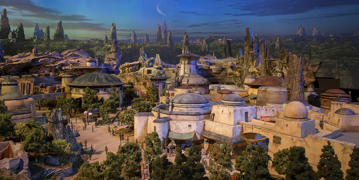 Amazing First Model of Disney's 'Star Wars Land' Revealed