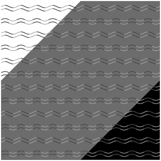 seeing only zigzag lines