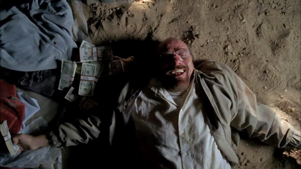 All Of Breaking Bad Boils Down To The Final Shot Of Crawl Space - all of breaking bad boils down to the final shot of crawl space money shot