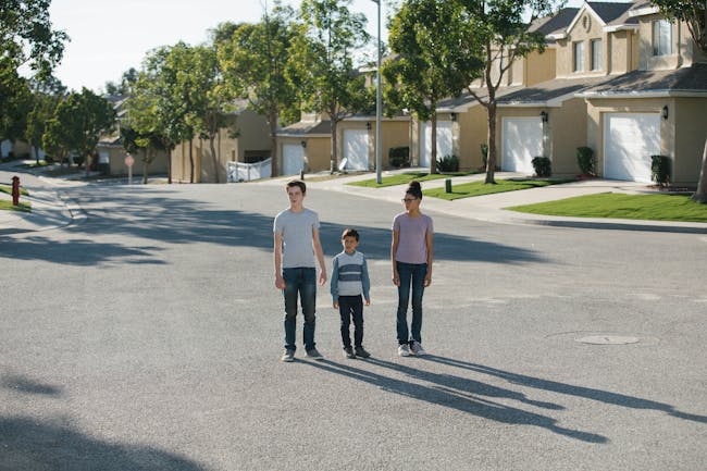 Calvin, Charles Wallace and Meg in 'A Wrinkle in Time'