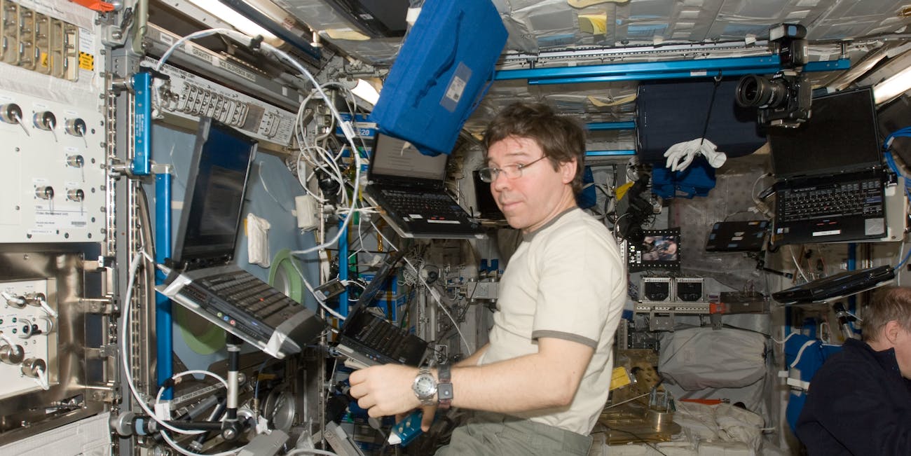 Michael Barratt on the ISS