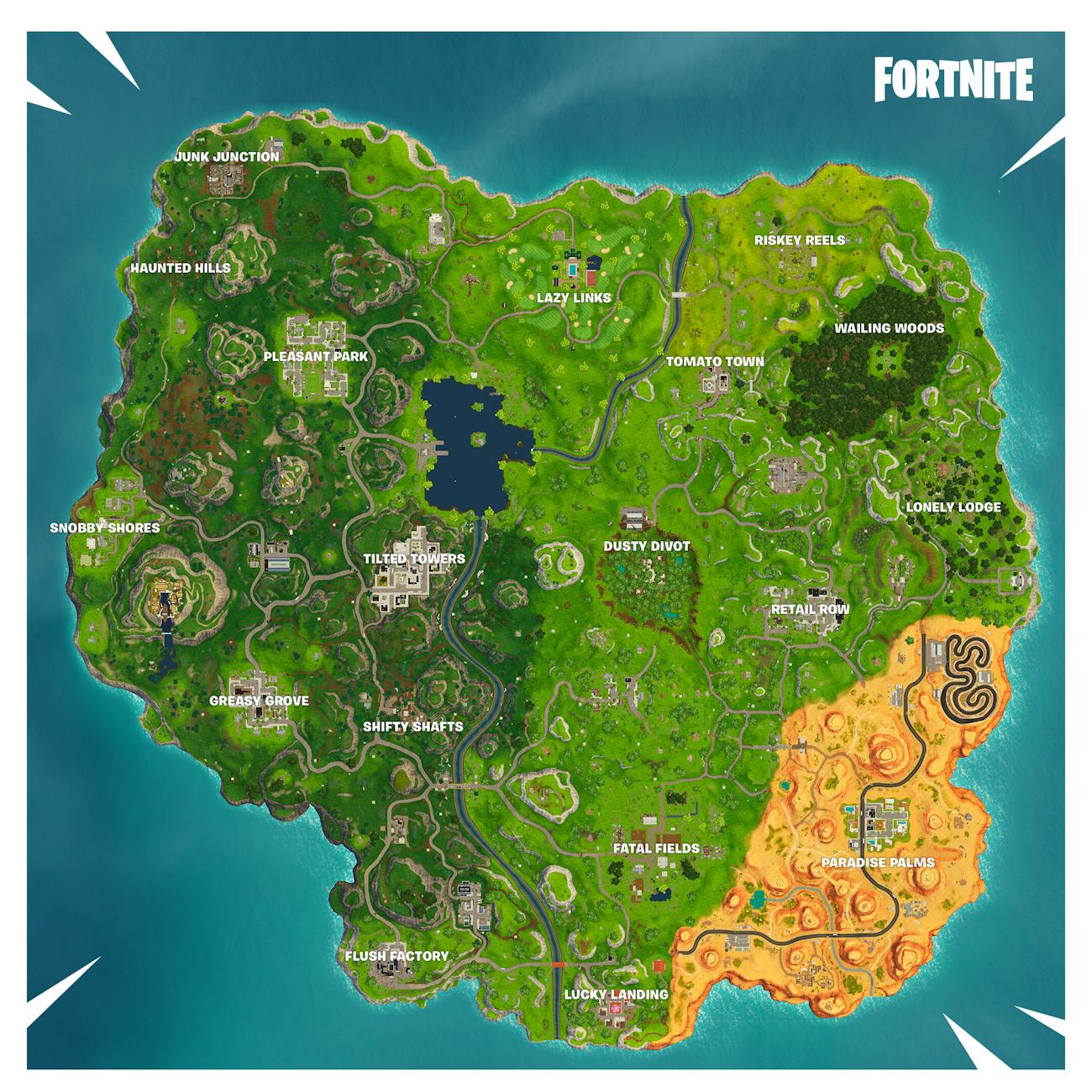 the fortnite battle royale got some radical changes with season 5 - how many locations are in fortnite season 5