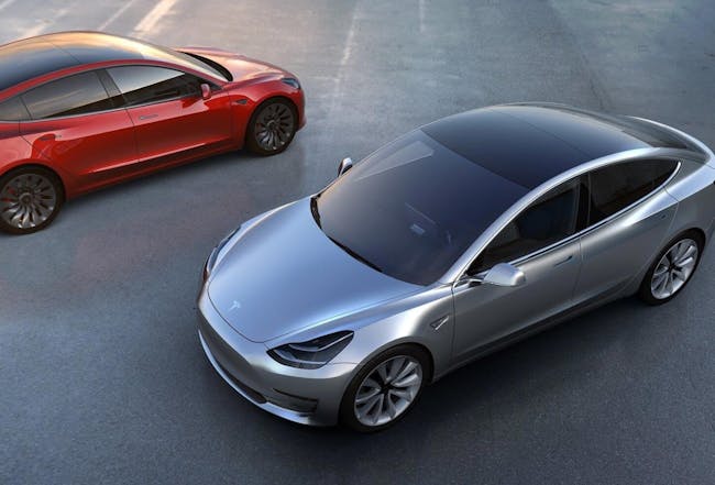 The Tesla Model 3.