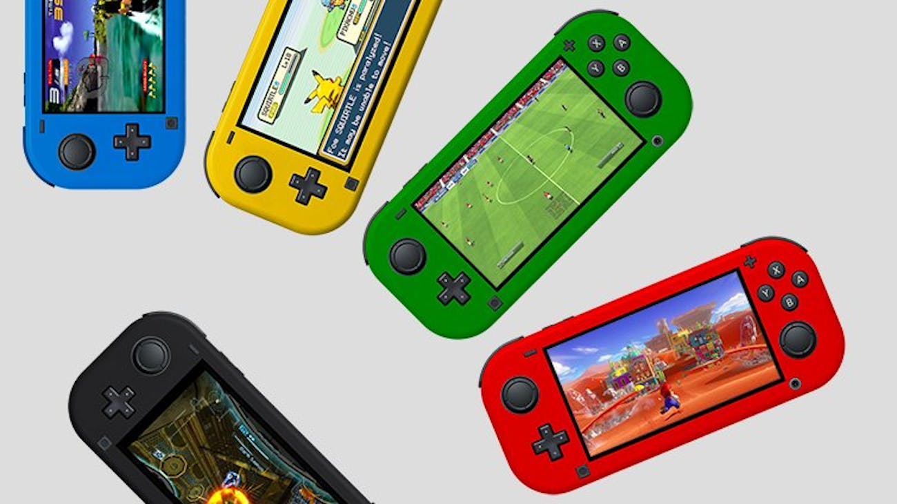 nintendo switch lite mockup