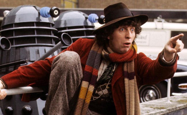 Tom Baker as the 4th Doctor